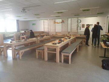 Turniersaal um halb 4, als die meisten Kinder bereits gegangen waren.